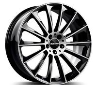 Cerchi in lega GMP STELLAR 21" 9J 5x108 ET 45 63.4 BLACK DIAMOND