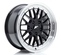 Cerchi in lega Japan Racing Jr23 8.0x17 Gloss Black w/Machined Lip