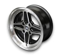 Cerchi In Lega Leggeri Neri Per Ford Capri MK2 7x15 ET 5