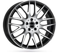 Cerchi In Lega Mak Arrow 8.5x21 5x112 Et27 Nero Esterno Lucido
