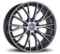 Cerchi in lega MAK MUNCHEN 18" 8J 5x112 ET 35 76 GUN METALLIC MIRROR