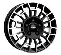 CERCHIO IN LEGA PER VOLKSWAGEN AMAROK 7,5J17" 6X139,7 50 93,10 MAK NOMAD-2 BLACK