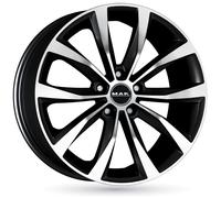 Cerchi In Lega Mak Wolf 7.5x18 5x112 Et42 Nero Lucido