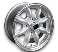 Cerchi In Lega Minilite Style Argento Per Ford Capri MK1 6x13 ET 16
