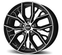Cerchi in lega MOMO WHEELS MASSIMO 17" 7.5J 5x108 ET 50 72.3 NERO OPACO DIAMANTA