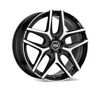 MSW Wheels Cerchio in lega MSW 40 8,5x20 ET38 Foratura 5x114,3 Gloss Black Full Polished