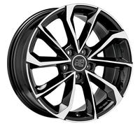 Cerchio in Lega MSW 42 in 8x19 ET45 Foratura 5x112 Gloss Black Full Polished