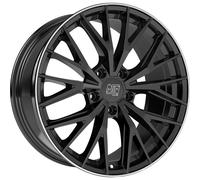 CERCHIO IN LEGA MSW MSW 44 PER MG MG5 8.5X20 5X112 GLOSS BLACK+DIAMOND LIP P14