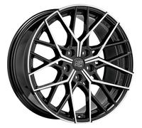 Cerchio in Lega MSW 74 in 8,5x20 ET28 Foratura 5x112 Gloss Black Full Polished