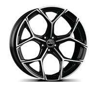 CERCHIO IN LEGA GMP ULTRIVITY PER SKODA OCTAVIA RS 8.5X19 5X112 BLACK DIAMO FOB