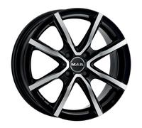 Cerchi in lega per ALFA ROMEO 145 16" - MAK MILANO 4 BLACK MIRROR