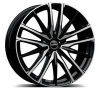 CERCHIO IN LEGA GMP SPARTA PER MASERATI 9.5x22 5x114,3 BLACK DIAMOND X27