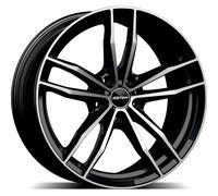 CERCHIO IN LEGA GMP SWAN PER RANGE ROVER EVOQUE 8.5X20 5X108 BLACK DIAMOND Y4T