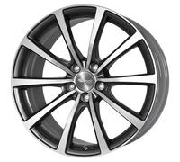 Cerchi in lega per MAZDA 3 18" - BROCK B32 GRAPHITE LUCIDO DIAMANTATO