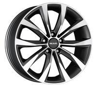 Cerchi in lega per AUDI TT 17" - MAK WOLF GUN METALLIC MIRROR