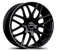 CERCHIO IN LEGA GMP BERGHEM PER SEAT TARRACO 8X19 5X112 BLACK DIAMOND LIP BAF