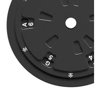 Cerchi interattivi dei quinti strumento di apprendimento ruota per chitarra in lega di alluminio adatto per principianti giocatori avanzati educatori ruota accordi di chitarra