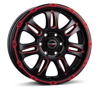Cerchi Oxigin CW8 8.0x18 ET52 5x120 REDPM per VW Amarok Crafter T5 T6 T6.1 Multi