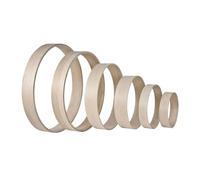 Cerchi per batteria sciamanici in legno di frassino da 7,6 cm, cornici tradizionali per suono sacro, cerchio di tamburo artigianale (45,7 cm)