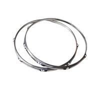 Cerchi per batteria superiore e inferiore a 6 fori, pratico strumento a percussione, riparazione professionale fai da te, robusta pastella per rullante, 33 cm