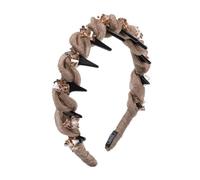 Cerchi per capelli lucidi con strass di lusso coreano imitazione cristallo alto cranico fasce superiori accessori per capelli fasce per capelli fascia fascia grad feste, accessori per fascia, pettine