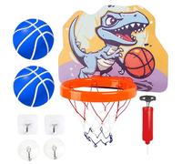Cerchi per montaggio a parete - PP 40 x 29 cm all'interno dei cerchi da basket per piccoli cerchi pieghevoli luminosi | Cerchio da basket sopra la porta, regolabile per l'ufficio