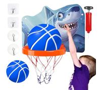 Cerchi per montaggio a parete - PP 40 x 29 cm all'interno dei cerchi da basket per piccoli cerchi pieghevoli luminosi | Cerchio da basket sopra la porta, regolabile per l'ufficio