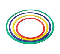 Cerchi Piatti per Ginnastica e Attività Motoria ø 70 cm. Set 4 Colori
