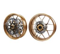 Cerchi posteriori del cerchio anteriore compatibile per CBR600RR 2007 2017 Disc freno posteriore anteriore moto adatta 2016 2015 2014 2014 2013 2012 Modelli(H)