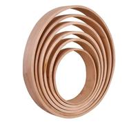 Cerchi sciamanici in legno di salice da 7,6 cm, cornici tradizionali per suono sacro, cerchio tamburo artigianale (25,4 cm)