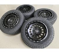 Cerchi Twin Monotubo AT Offroad VW T5 T6 T6.1 8x17 All Terrain Neri + Pirelli