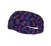 Cerchietti da indossare con occhiali blu pino bianco a righe ondulate per uomini e donne, fasce decorative per capelli alla moda sportive che assorbono il sudore, per corsa, yoga, palestra