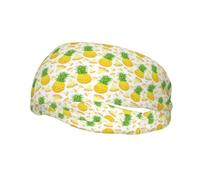 Cerchietti da indossare con occhiali blu pino bianco a righe ondulate per uomini e donne, fasce decorative per capelli alla moda sportive che assorbono il sudore, per corsa, yoga, palestra