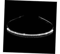 Cerchietti Donna Argento Cristalli, Accessorio Chioma Elegante per Feste | Set 2 Pezzi in Lega Brillante, Design Delicato e Scintillante, come Regalo Nozze