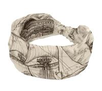 Cerchietti elastici per capelli in stile vintage, con simboli nautici, barche a vela, per donne, antiscivolo, alla moda, sport, turbante per yoga, allenamento, uso quotidiano