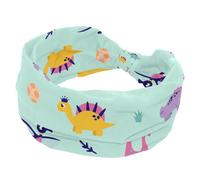 Cerchietti larghi da donna, colorati dinosauri verdi, antiscivolo, per allenamento, fasce elastiche per capelli, yoga, fascia annodata per ragazze e signore