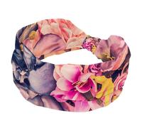 Cerchietti larghi da donna con bellissimi fiori diversi, fascia elastica per capelli antiscivolo, fasce per capelli per allenamento del sudore, accessori per capelli alla moda