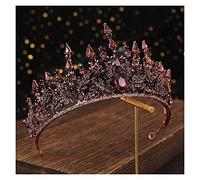Cerchietti per capelli con corone barocche vintage, diademi di cristallo, corone, copricapi da sposa, accessori per capelli da sposa, gioielli per capelli da sposa per feste