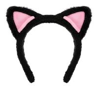 Cerchietti per capelli con orecchie di gatto, morbidi e carini, per lavare il viso, per il trucco, per la cura della pelle, spa, yoga, feste di Halloween, cosplay