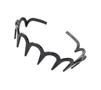 Cerchietti per capelli da donna, a di Z, antiscivolo, con denti di squalo, fascia per capelli ondulati, vestibilità regolabile, unisex, design antistress, la scelta perfetta, 13 cm