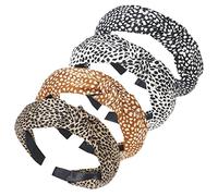 Cerchietti per capelli da donna Alice Bands Bellezza per adulti Forcine per capelli larghe con nodo superiore turbante fascia per capelli antiscivolo copricapo elastici per capelli accessori per