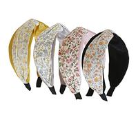 Cerchietti per capelli da donna Alice Bands Bellezza per adulti Forcine per capelli larghe con nodo superiore turbante fascia per capelli antiscivolo copricapo elastici per capelli accessori per