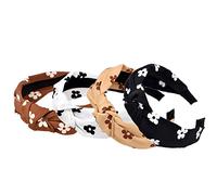 Cerchietti per capelli da donna Alice Bands Bellezza per adulti Forcine per capelli larghe con nodo superiore turbante fascia per capelli antiscivolo copricapo elastici per capelli accessori per