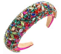 Cerchietti per capelli da donna con diamanti e cristalli, stile palazzo, accessori per capelli per il viso