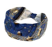 Cerchietti per capelli da donna, con orologio Venice Architecture Monument, fascia larga annodata per yoga, allenamento, fascia morbida elastica, accessori per capelli alla moda