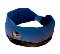 Cerchietti per capelli da donna, motivo cielo stellato, ampia fascia per capelli annodata per yoga, allenamento, morbida fascia elastica, accessori per capelli alla moda