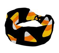 Cerchietti per capelli da donna, per Halloween, color pannocchia, nero, ampio, elastico, antiscivolo, fascia per il sudore, fascia per la testa per yoga, allenamento, sport, palestra, corsa, fitness