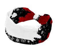 Cerchietti per donne e ragazze, fascia larga con nodo a cerchio luminoso, fascia per capelli antiscivolo, per yoga, allenamento, corsa