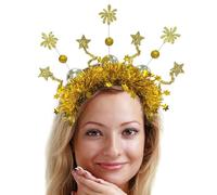 Cerchietto 2025, 2025 - Cappelli Silver Golden Star | per capelli, fascia per feste cosplay, copricapo del Festival 2025 per ragazze