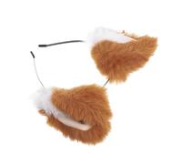 Cerchietto Arancia per Cosplay Orecchie di Volpe Peluche | Metallo e Tessuto, Stile Lovley e Innocente, per Make-up, Pulizia Viso e Intrattenimento